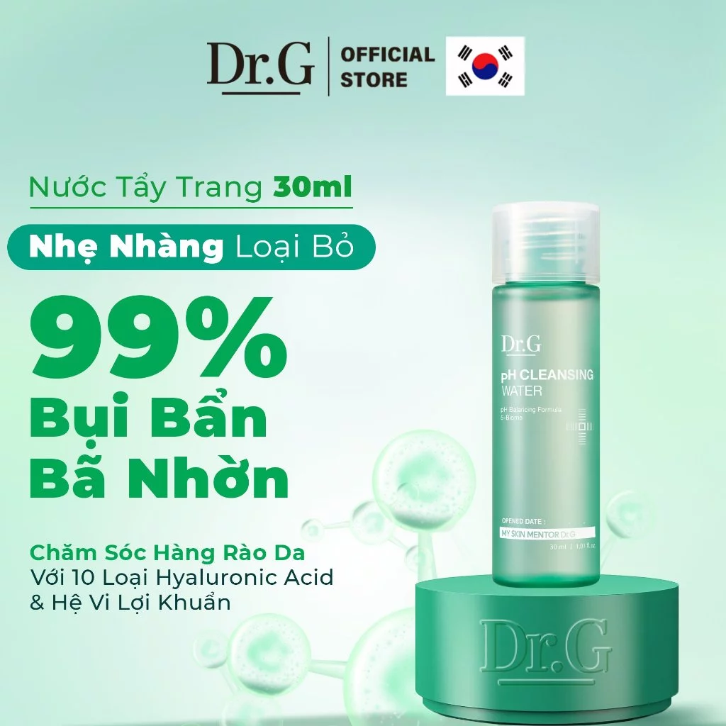 e392 - Dr.G - Nước Tẩy Trang PH Cleansing Water 30ml