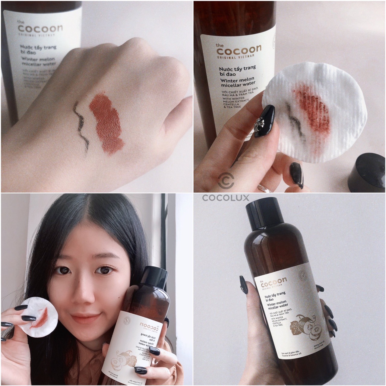Nước Tẩy Trang Bí Đao Cocoon Winter Melon Micellar Water 140ml