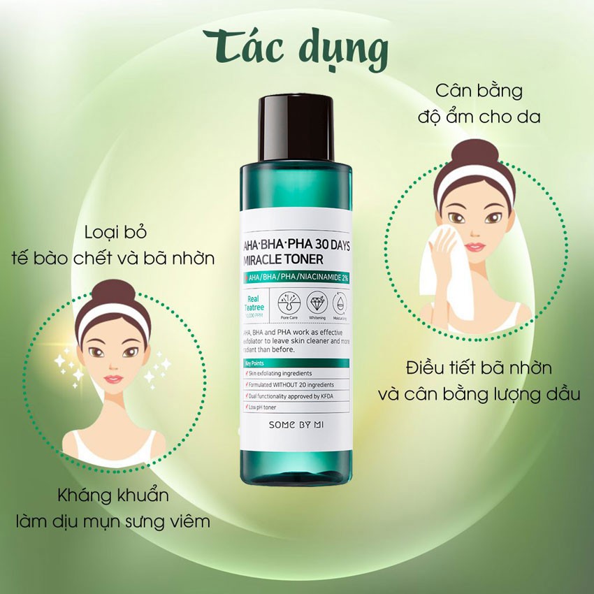 Nước hoa hồng Some By Mi AHA-BHA-PHA 30 Days Miracle Toner 150ml