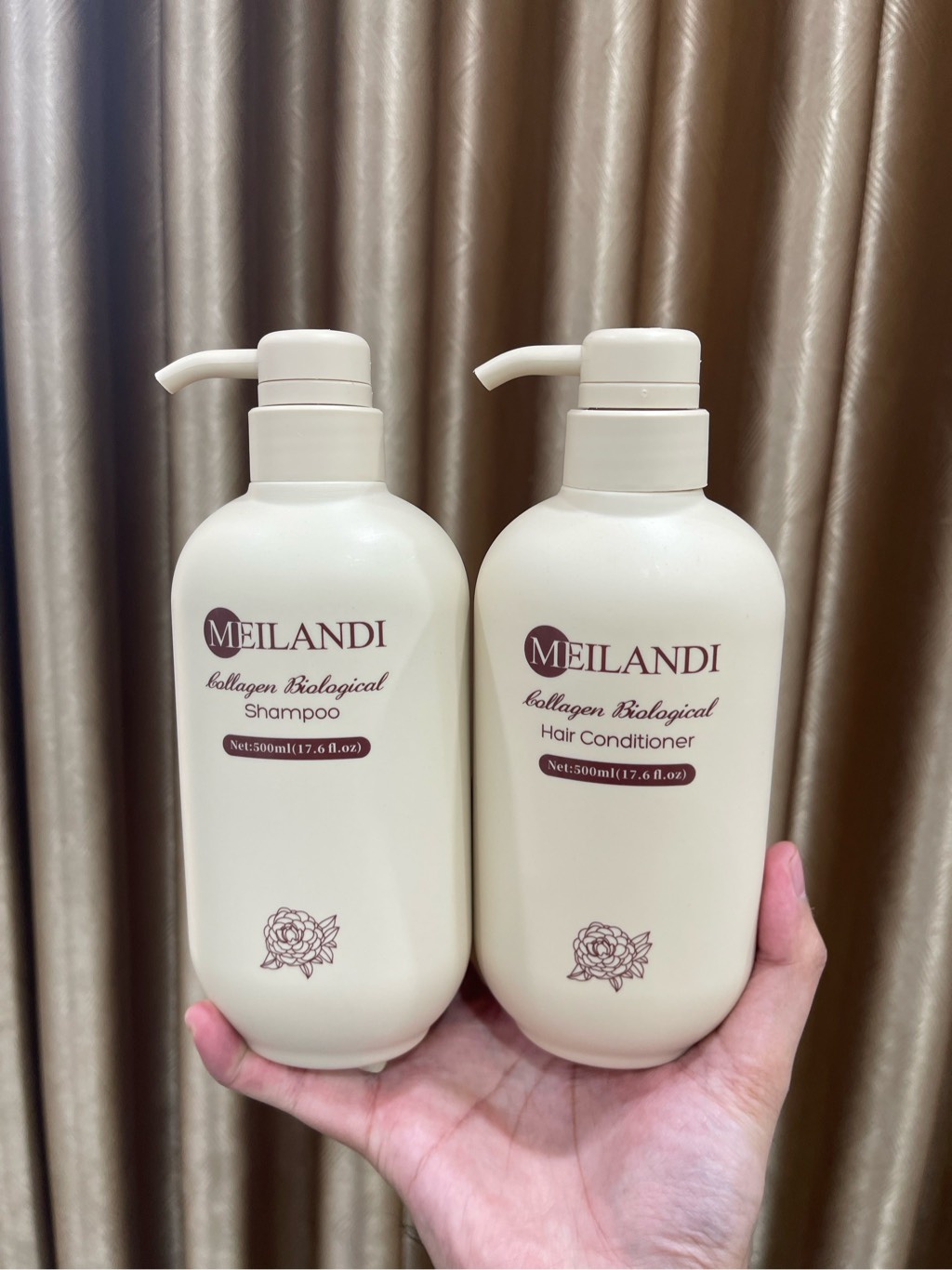 Bộ Dầu Gội Xả Meilandi VISI Dưỡng Tóc Suôn Mượt & Chắc Khỏe 500Ml