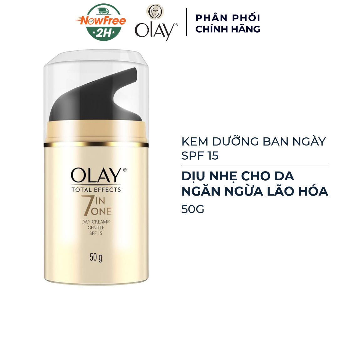f072, f073 - Kem dưỡng chống lão hóa ngày và đêm Olay Total Effects 7 in 1 Day Cream Normal (50g)