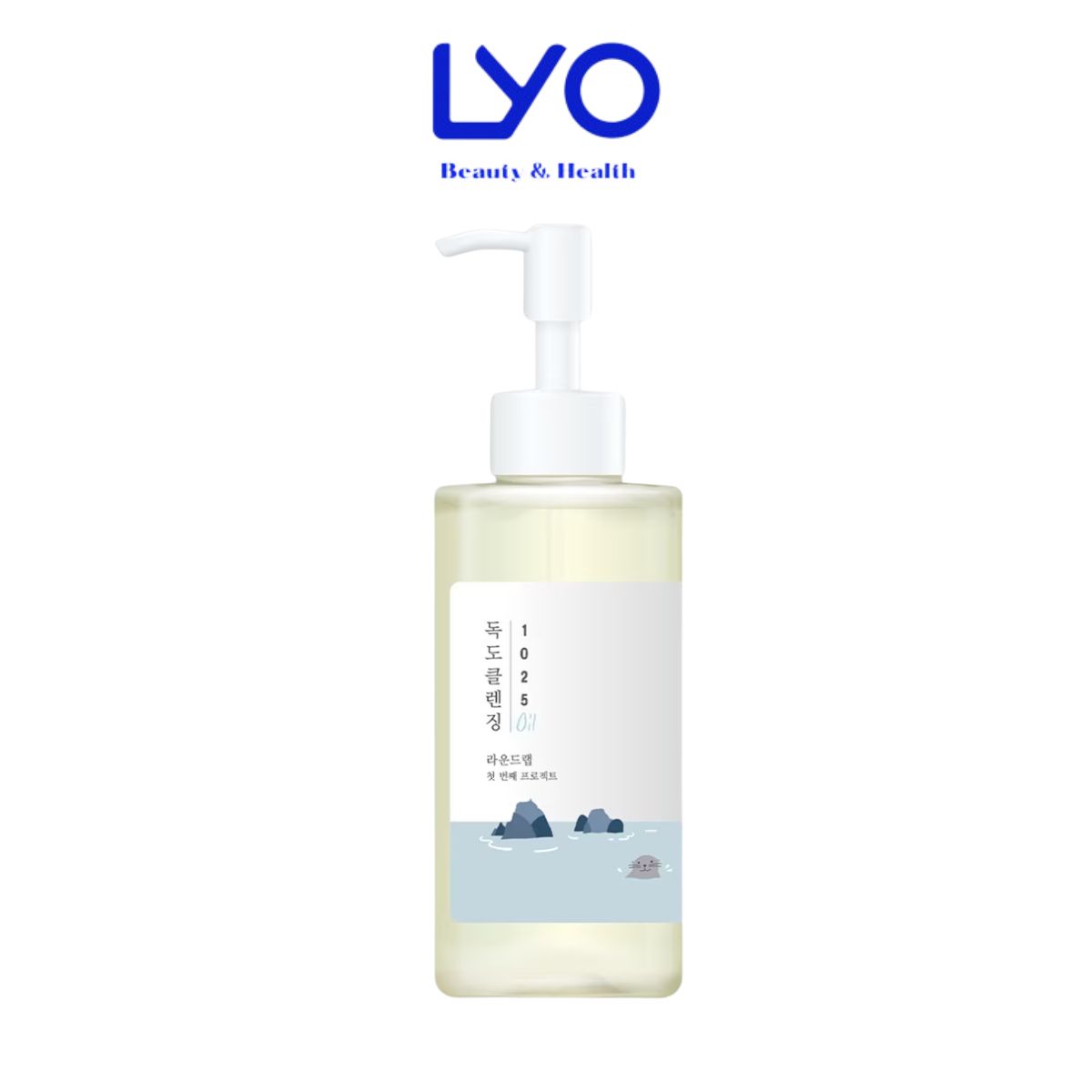 Round Lab Dầu Tẩy Trang 1025 Dokdo Cleansing Oil 200ml làm sạch lớp trang điểm và bụi mịn