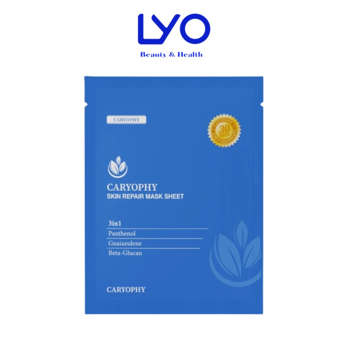 Lẻ 1 Miếng Mặt Nạ Caryophy Skin Repair Mask Sheet Phục Hồi Da, Dưỡng ẩm chuyên sâu 25g LYO
