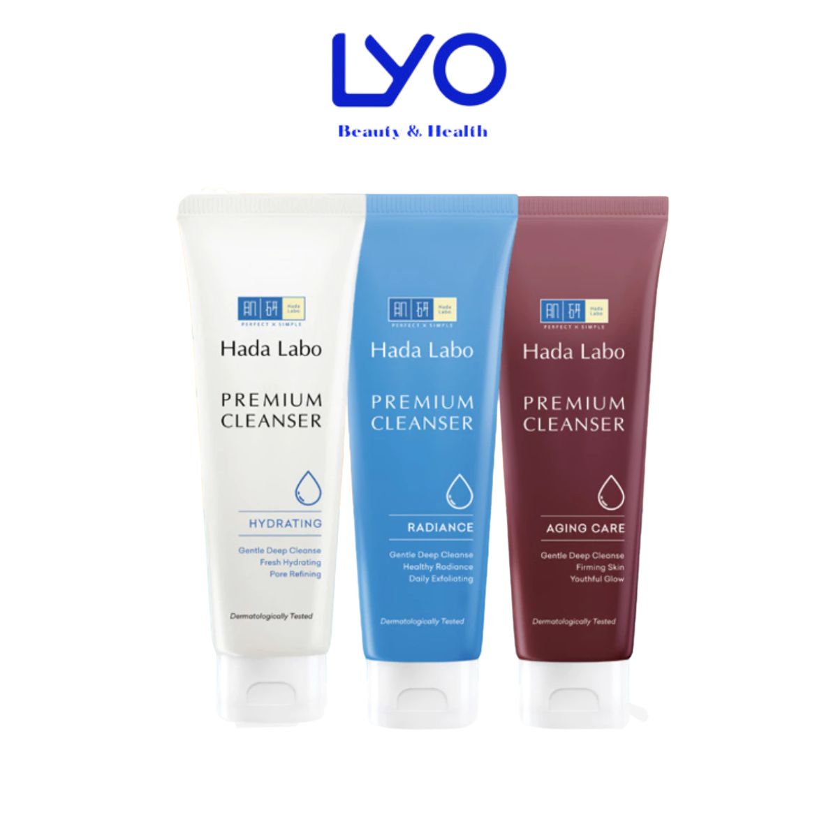 Sữa Rửa Mặt Hada Labo dòng cao cấp mới Premium 100g