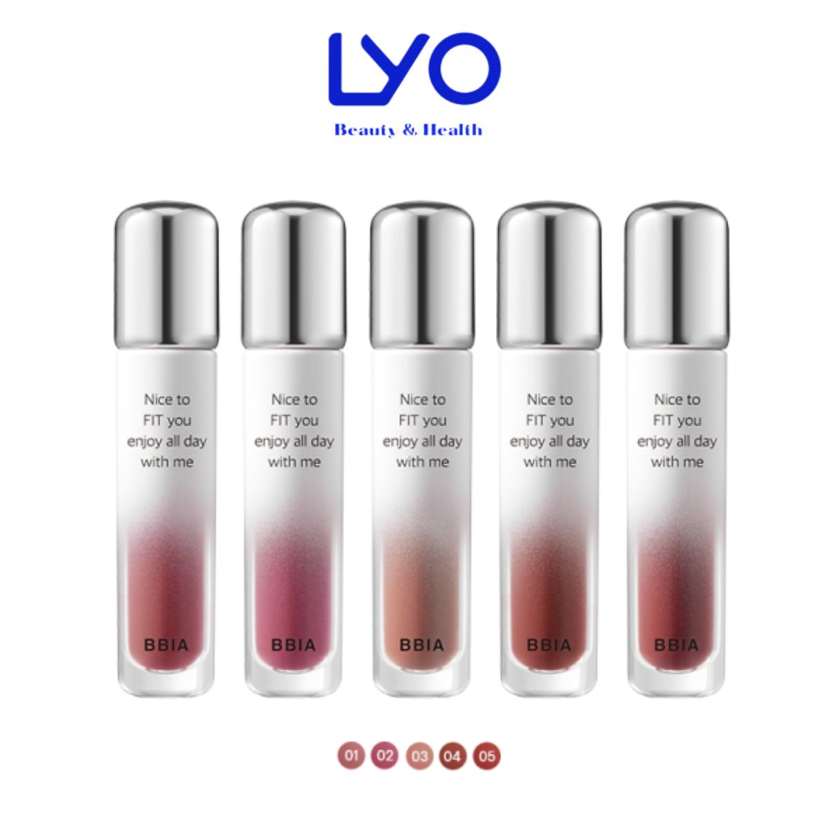 e584 - [Mukbang Edition] Son tint bóng lâu trôi, bền màu BBIA Water Fit Tint 4g