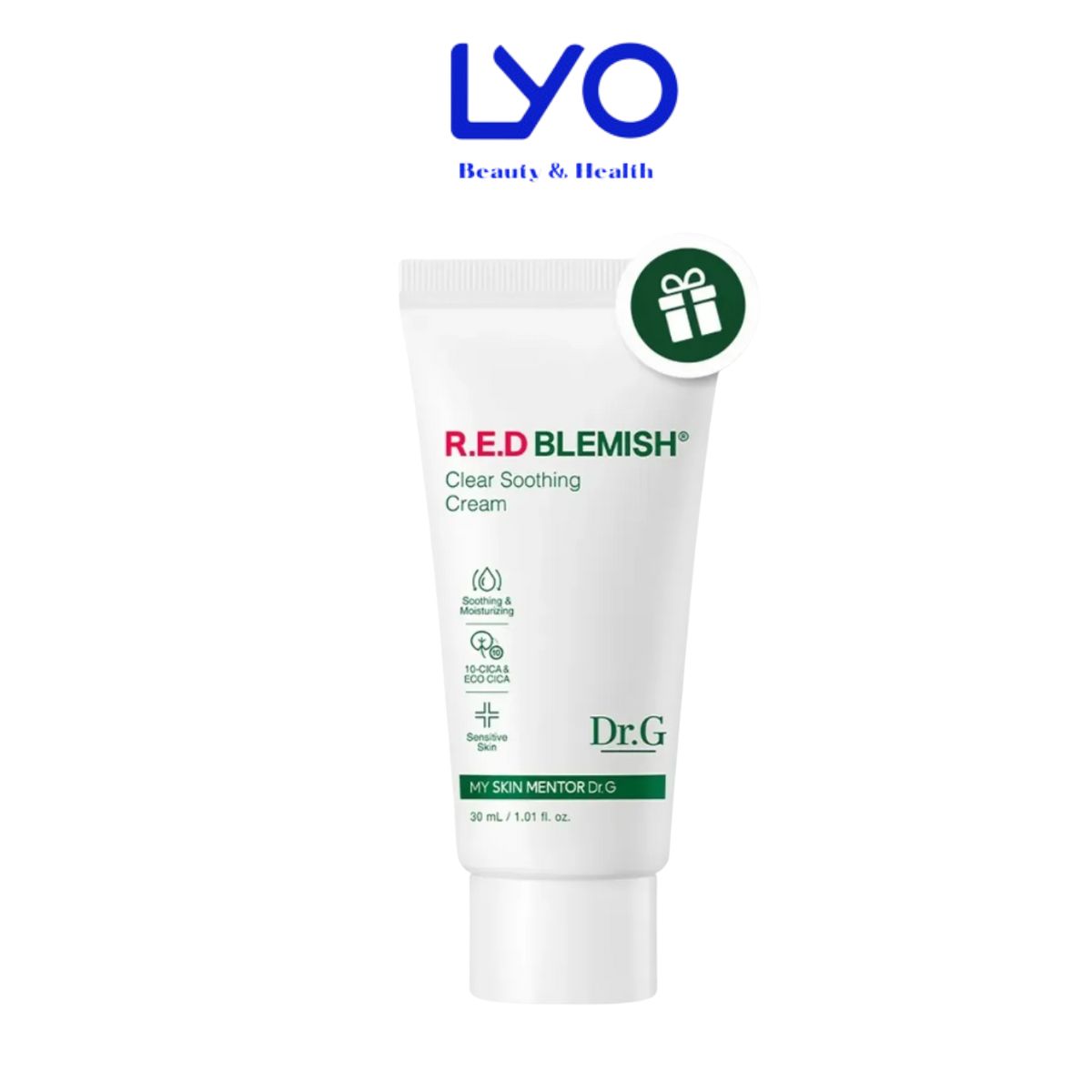 c769 - Kem Dưỡng Cho Da Dầu Mụn Dr.G Red Blemish Clear Soothing Cream 30ml