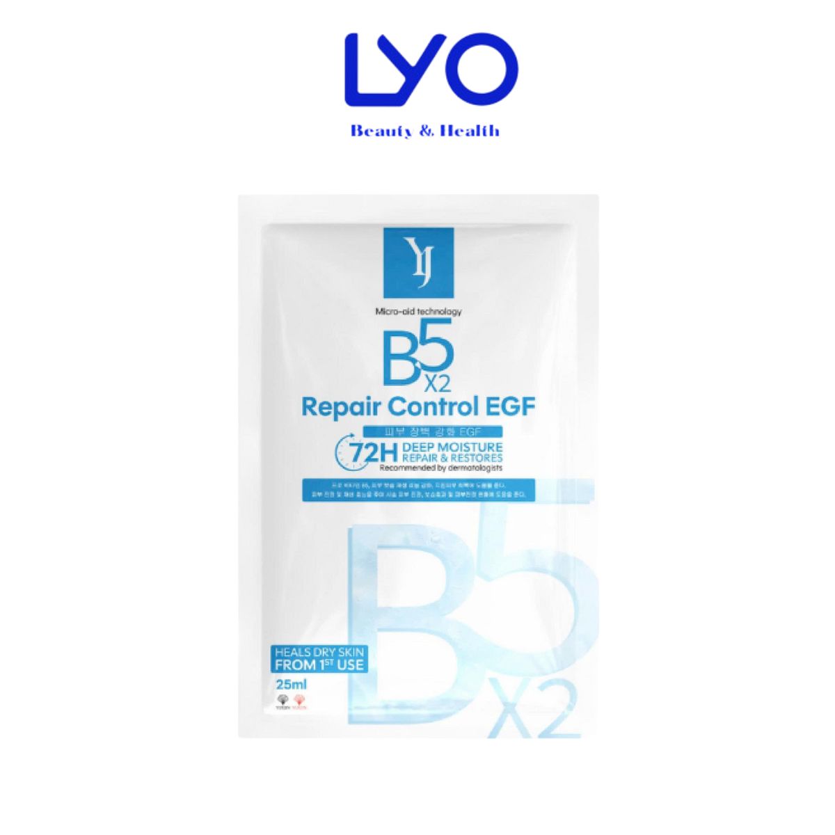c603 - Mặt nạ dưỡng ẩm phục hồi da B5 Yuejin Repair Control EFG 25ml Lẻ 1 miếng