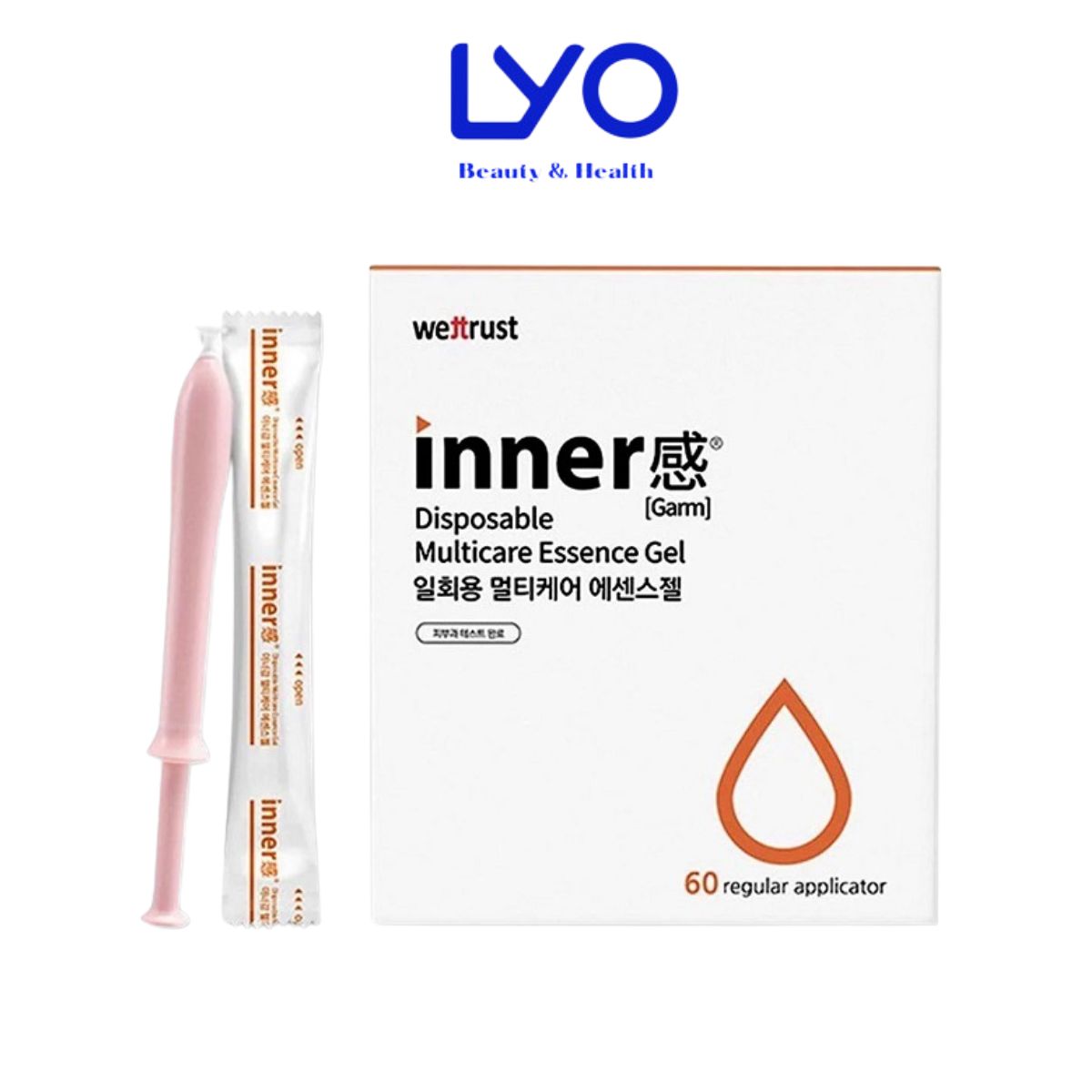 Gel dưỡng đa năng vùng kín Hàn Quốc Wettrust Inner Disposable Multicare Essence Gel (Hộp 60 ống)