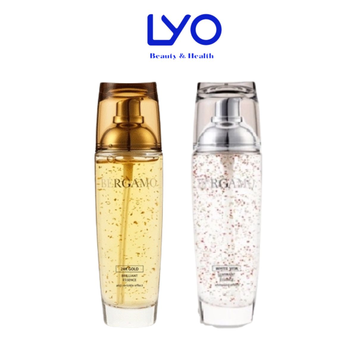 d783 - Tinh Chất Dưỡng Da Bergamo 24K Gold Brilliant Essence (Vàng) và  - White Vita Luminant (Trắng)