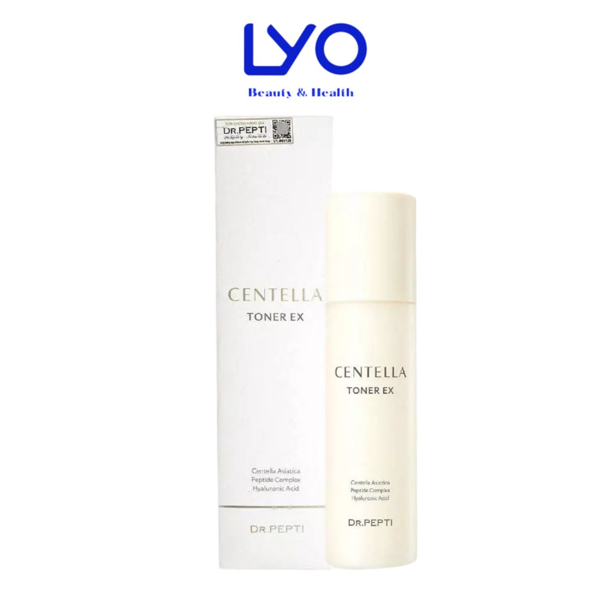 d676 - Nước Hoa Hồng Rau Má Làm Dịu, Dưỡng Sáng Giúp Da Căng Bóng Dr.Pepti Centella Toner Ex 180ml