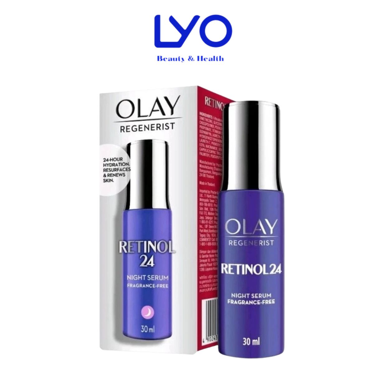 f066 - Tinh Chất Dưỡng Ban Đêm Olay Regenerist Retinol24 Tái Tạo Da Night Serum 30ml LYO