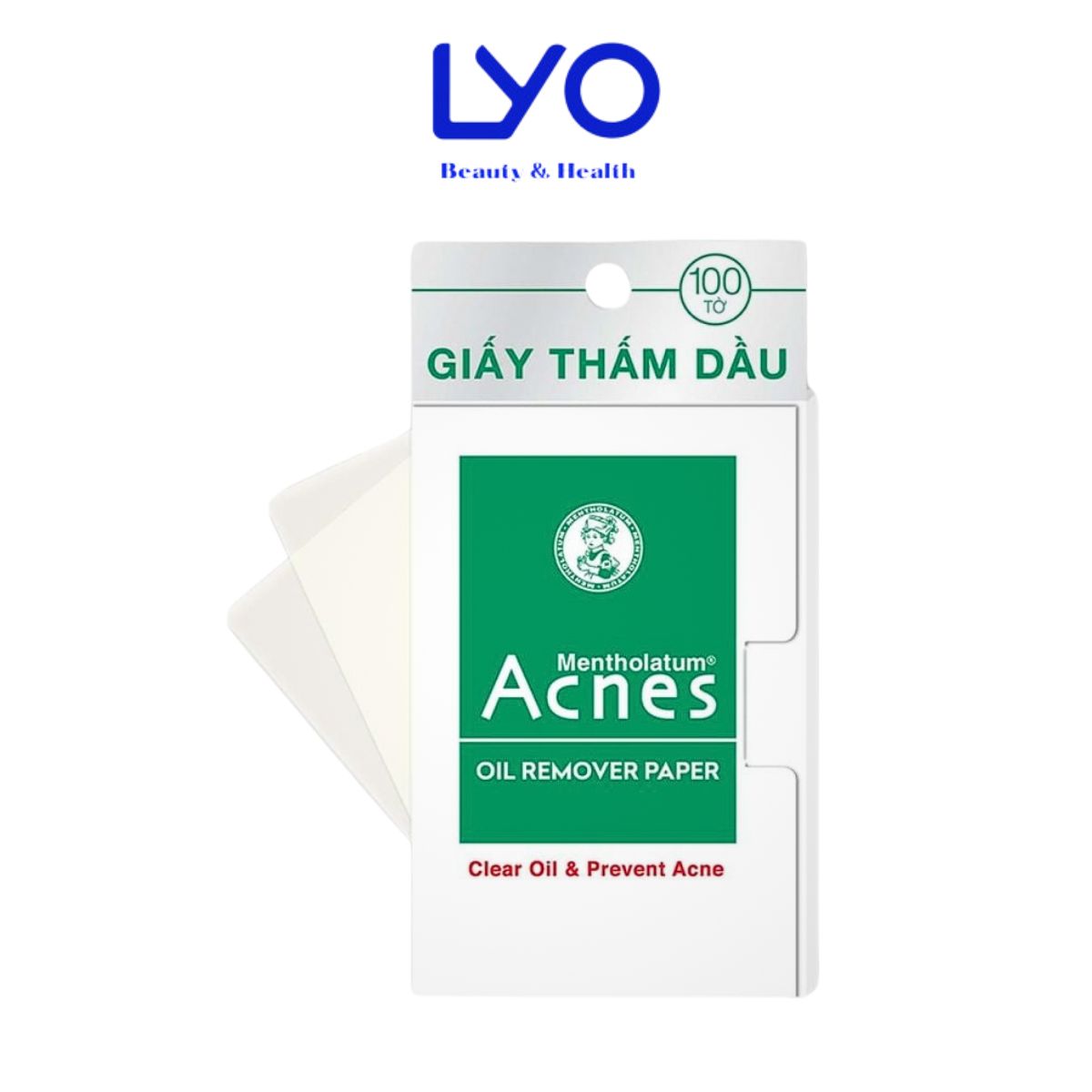 Giấy Thấm Dầu Acnes Oil Remover Paper Kiểm Soát Nhờn, Ngừa Mụn 100 tờ