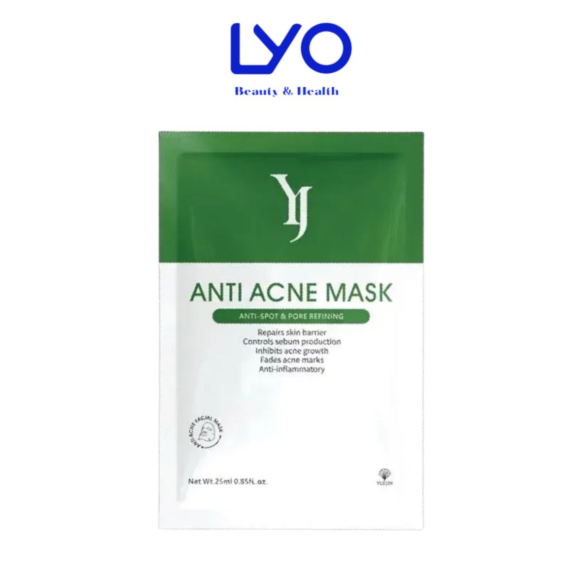 Lẻ 1 miếng mặt nạ Yuejin Anti Acne Mask 25ml