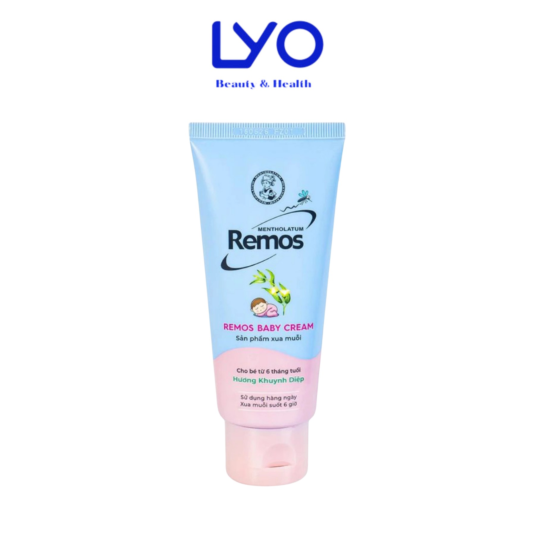 Kem chống muỗi đốt cho bé từ 6 tháng tuổi hương khuynh diệp Rohto Mentholatum Remos 70g