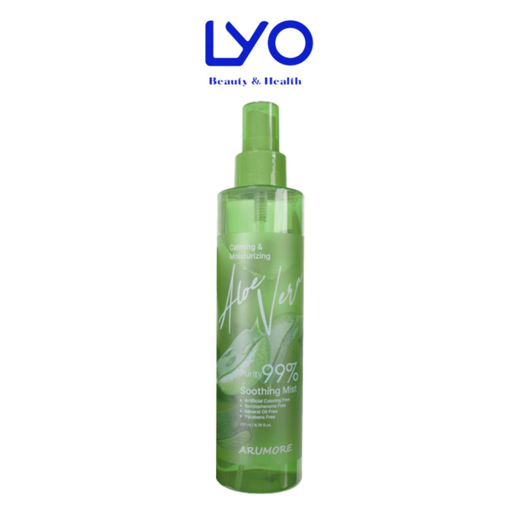 Xịt Khoáng Lô Hội Dưỡng Ẩm Và Làm Dịu Da ARUMORE ALOE VERA SOOTHING MIST 200ml