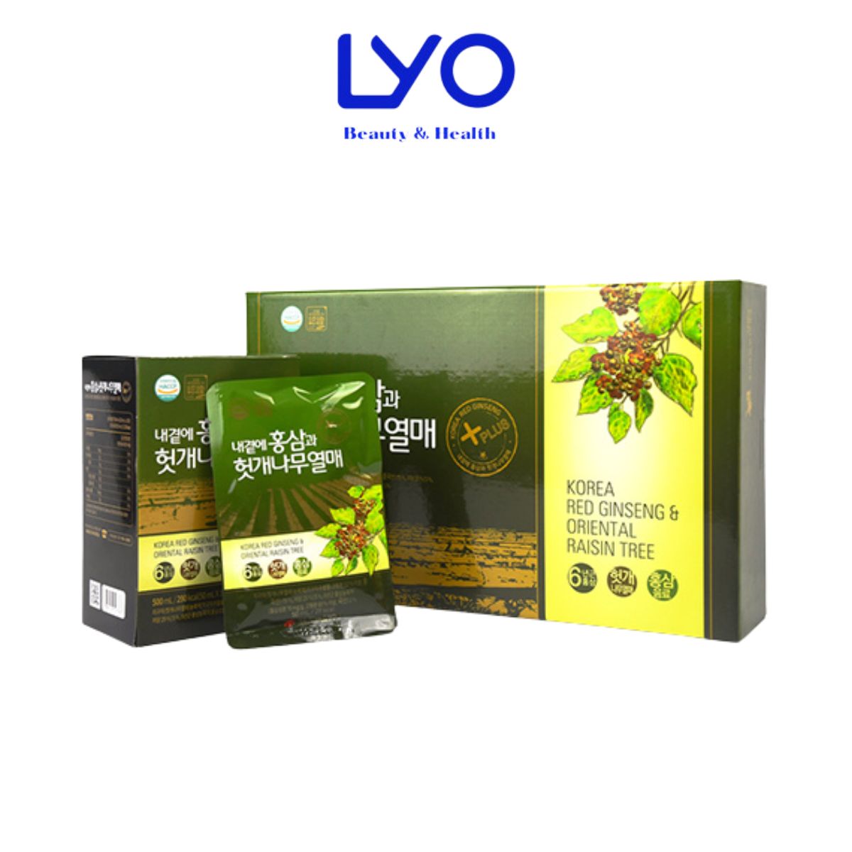 Nước Hồng Sâm Bổ Gan Deadong Korea Ginseng Hàn Quốc Hộp 30 Gói x 50ml LYO