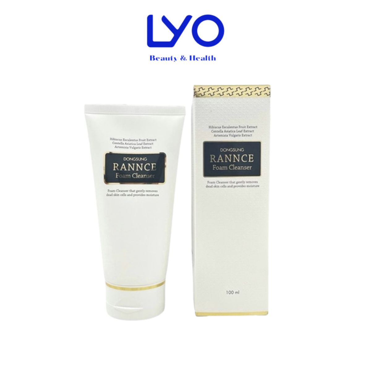 Sữa rửa mặt Tẩy da chết dịu nhẹ DONG SUNG RANNCE OKRA FOAM CLEANSER 100ml LYO