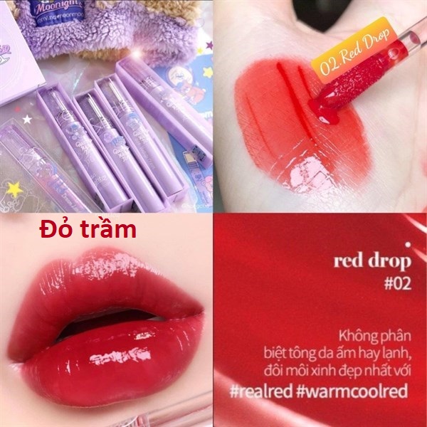 Son Romand (Son Kem Lì Zero Velvet, Son Bóng Juicy Lasting và Glasting Water Tint)
