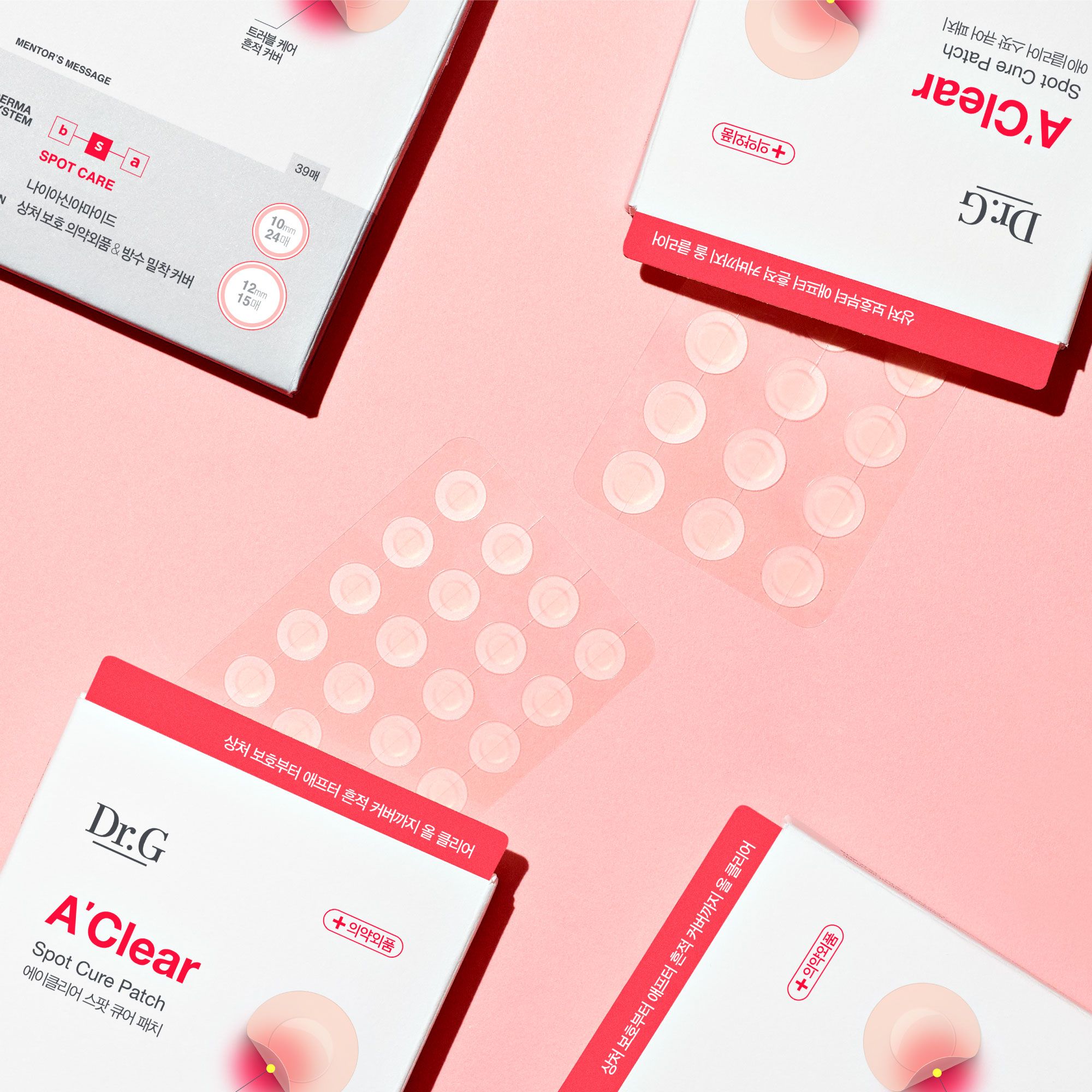 Miếng dán mụn bảo vệ và làm dịu nốt mụn Dr.G A'Clear Ultra Thin Spot Patch (30 miếng) LYO