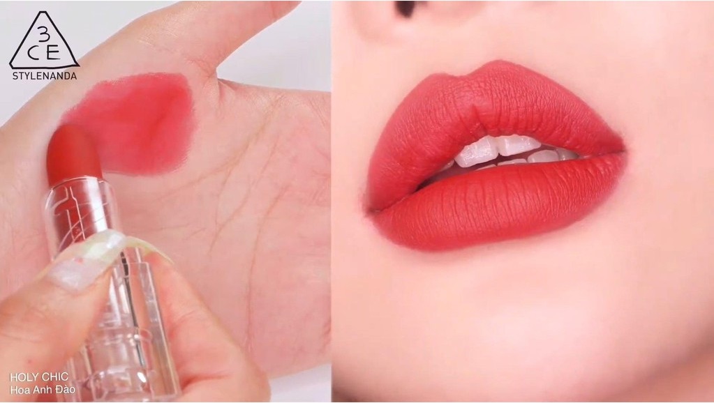 Son Thỏi Mịn Lỳ 3CE Soft / Blur Matte Lipstick (Vỏ Trong Suốt)