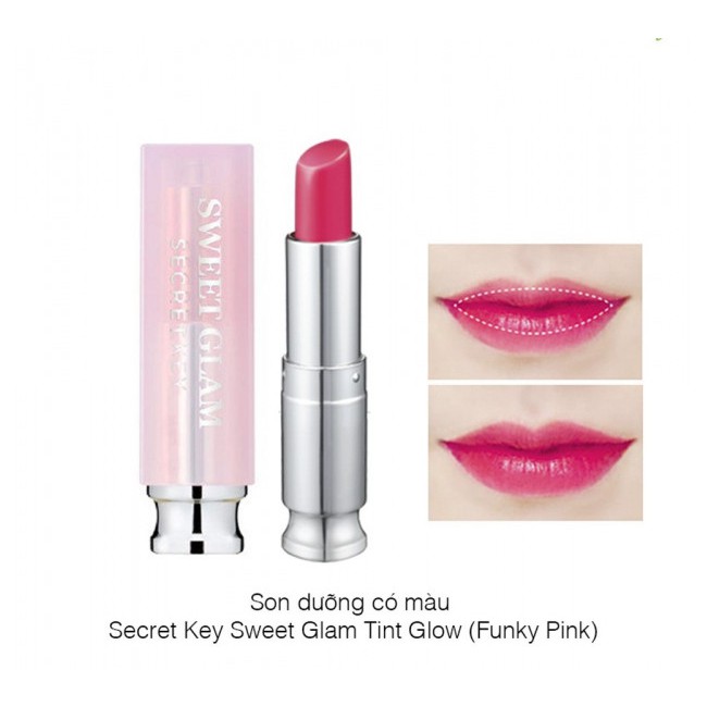 Son dưỡng có màu Secret Key Sweet Glam Tint Glow