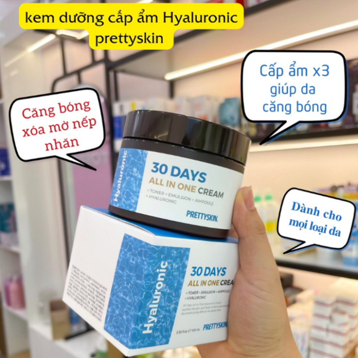 Kem Dưỡng Prettyskin 30 Days All In One Cream 100ml