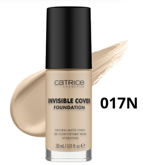 e86 - Catrice - Kem nền Invisible Cover Foundation 30ml