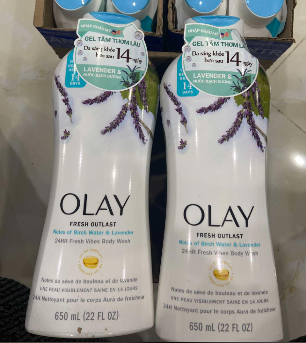 e513 - Sữa Tắm Dưỡng Da Olay 650ml (Made in USA)