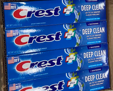 e516 - Kem Đánh Răng Crest Complete Deep Clean & Scope giúp trắng răng, loại sạch vi khuẩn 153g