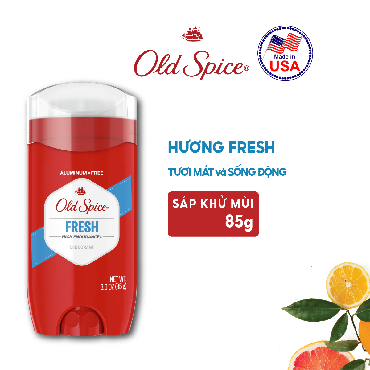 Sáp Lăn Nách Old Spice Khử Mùi Cơ Thể Cho Nam Nữ 85g