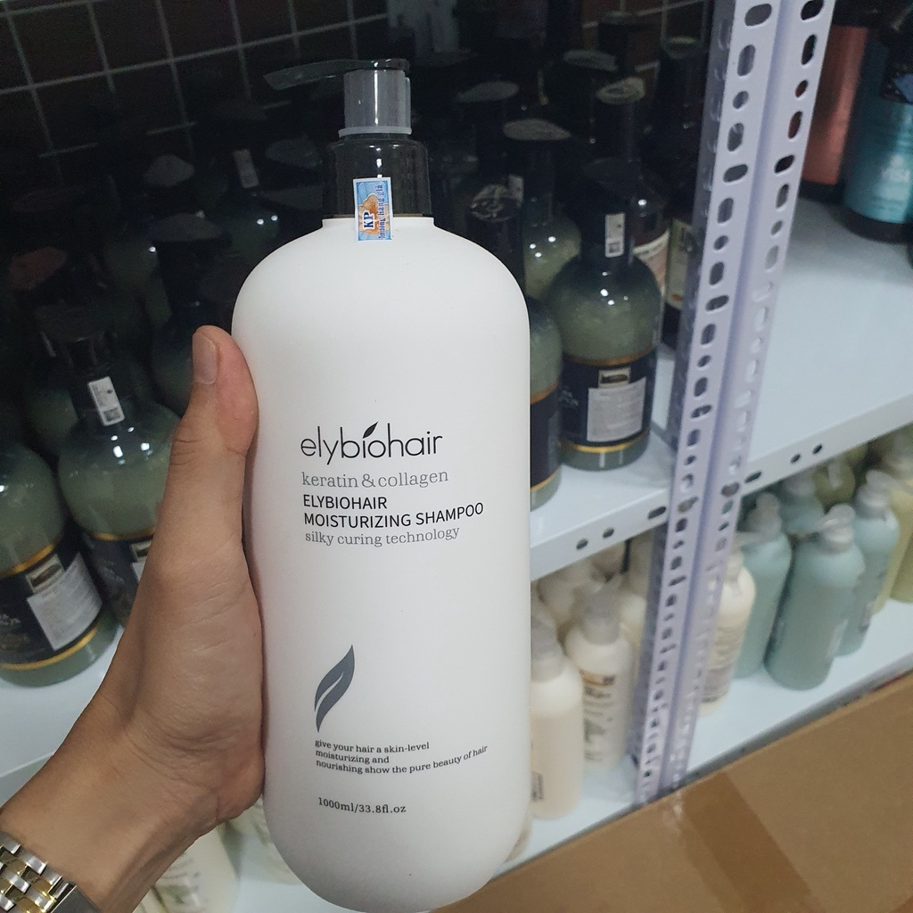 e524 - BIOTIN - Dầu Gội/ Dầu Xả Elybiohair Keratin & Collagen 1000ml