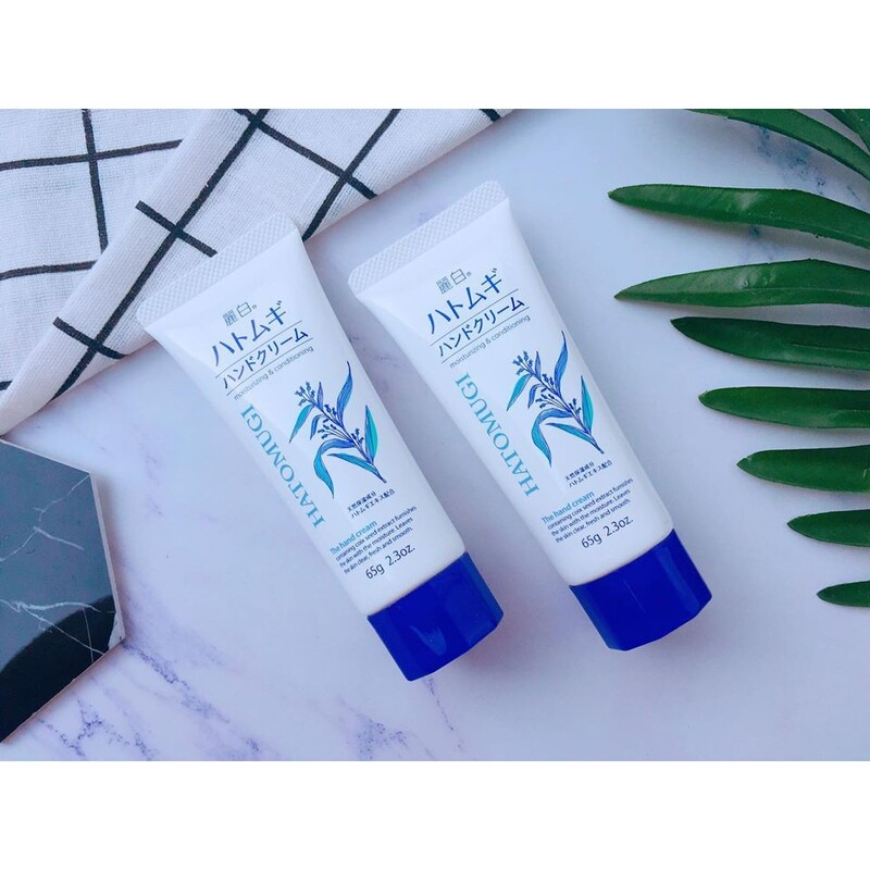 Kem Dưỡng Da Tay Reihaku Hatomugi Hand Cream 65g