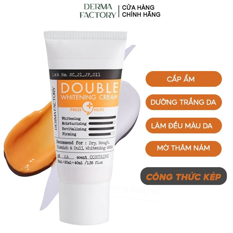 e559 - Kem dưỡng trắng da, mờ thâm nám Derma Factory Double Whitening Cream 40ml LYO