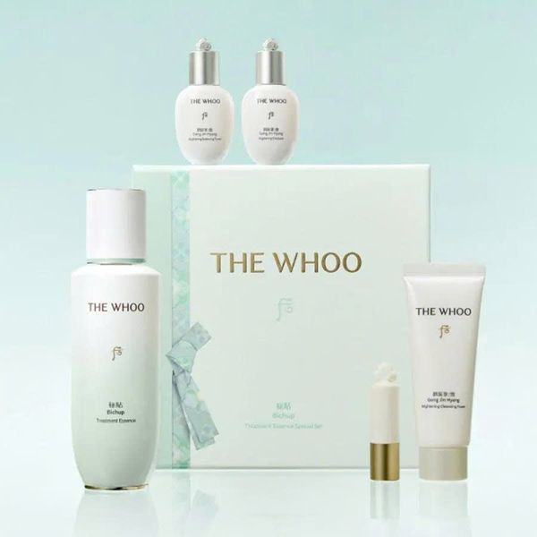 F445 - THE WHOO - Bộ Tinh Chất Ngăn Ngừa Lão Hóa Whoo Bichup Treatment Essence Special + Tặng bình nước