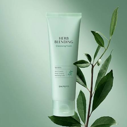 e813 - Sữa Rửa Mặt Trà Xanh Dr.Pepti Herb Blending 110ml
