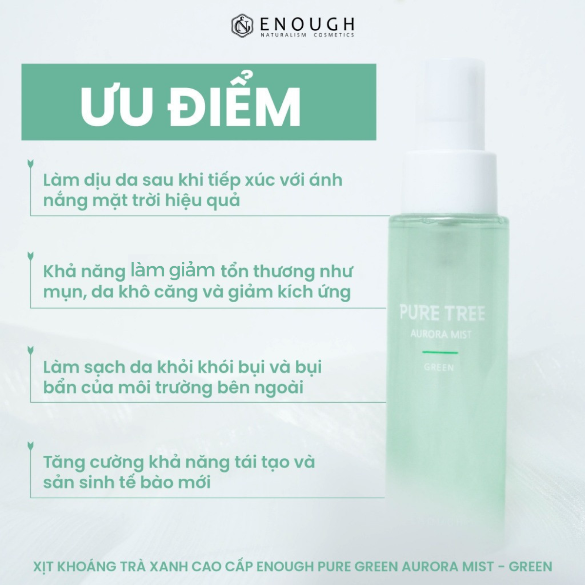 Xịt Khoáng Dưỡng Ẩm, Làm Dịu Da Enough Collagen Mist Các Loại Hàn Quốc 80ml & 100ml