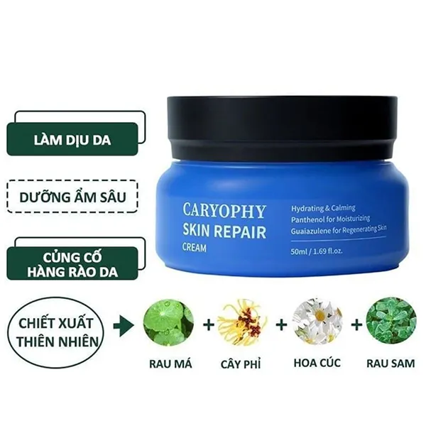 e785 - Kem dưỡng giúp phục hồi da Caryophy Skin Repair Cream 50ml LYO