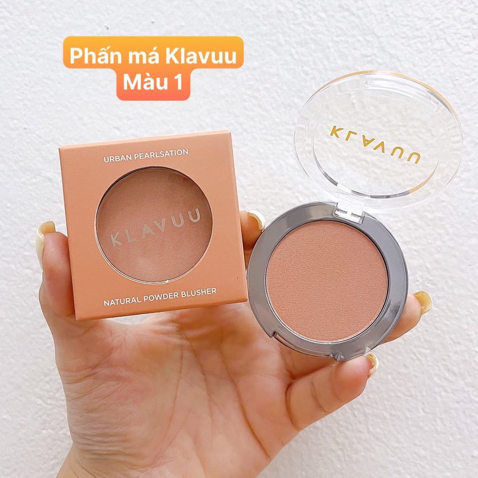 Phấn má hồng KLAVUU Urban Pearlsation Natural Powder Bluser 5.5g Hàn Quốc.