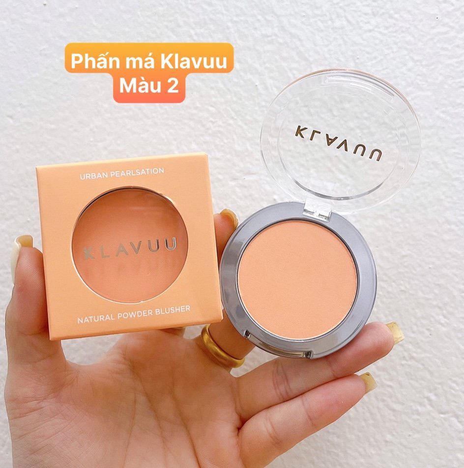 Phấn má hồng KLAVUU Urban Pearlsation Natural Powder Bluser 5.5g Hàn Quốc.