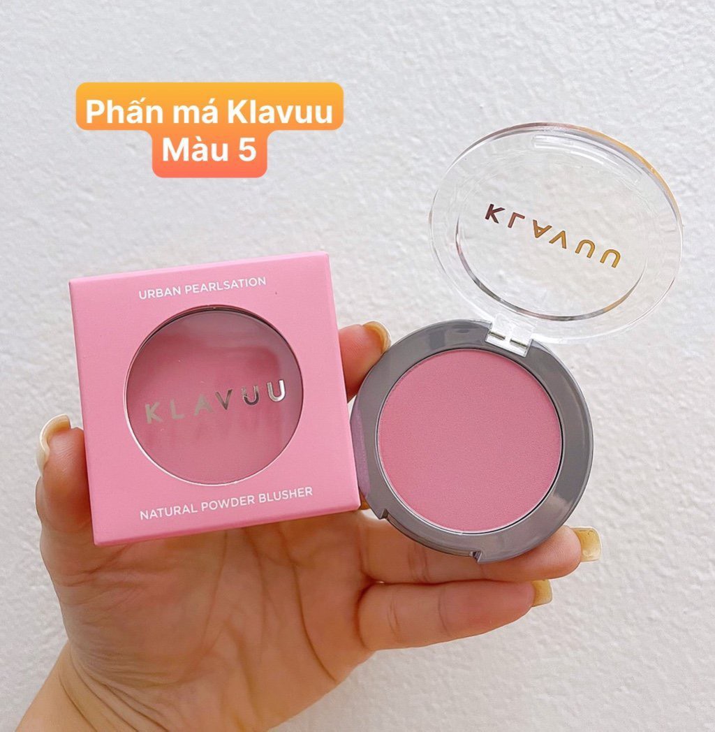 Phấn má hồng KLAVUU Urban Pearlsation Natural Powder Bluser 5.5g Hàn Quốc.