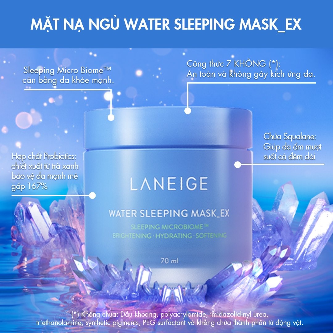 Mặt Nạ Ngủ Dưỡng Ẩm Laneige Water Sleeping Mask EX 70ml