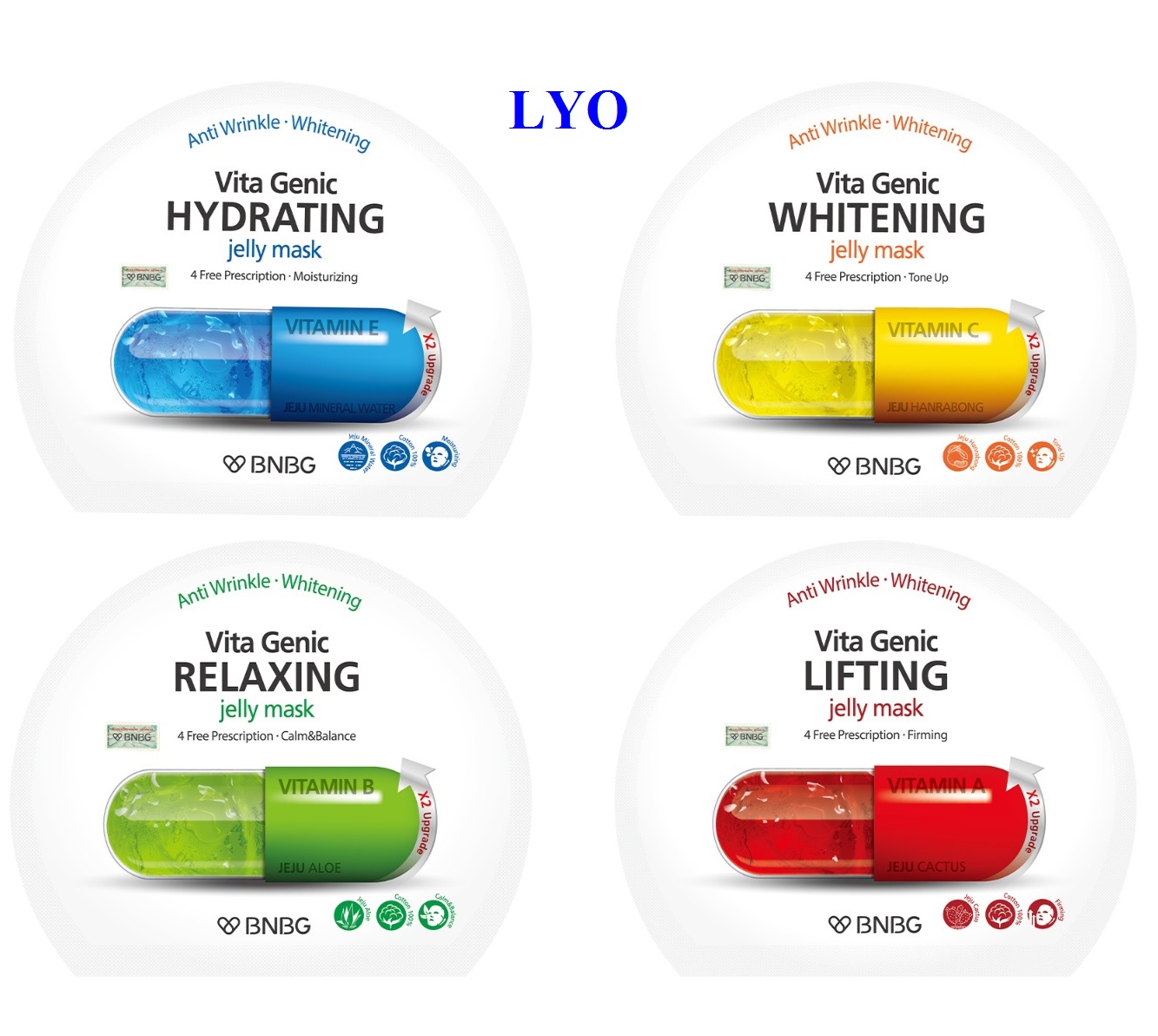 Lẻ 1 Miếng & Combo 10 Miếng Mặt Nạ Giấy BNBG Vita Genic Hàn Quốc