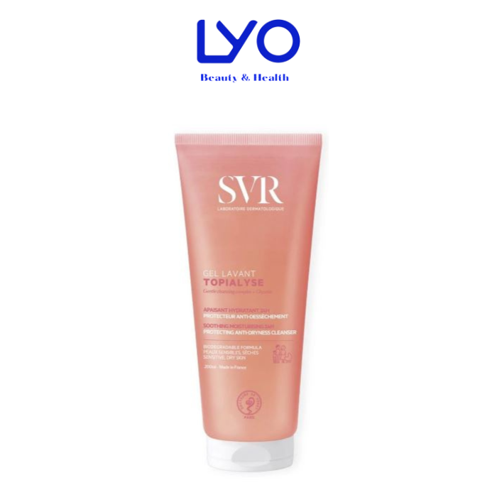c864 - Sữa Rửa Mặt Pháp SVR Topialyse Gel Lanvant ( Tuýp 200ml - Hồng )