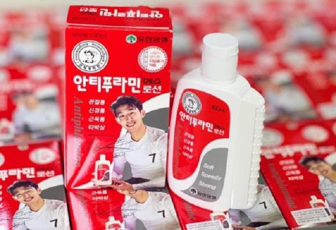 Dầu nóng xoa bóp Antiphlamine lotion Hàn Quốc 100ml chính hãng
