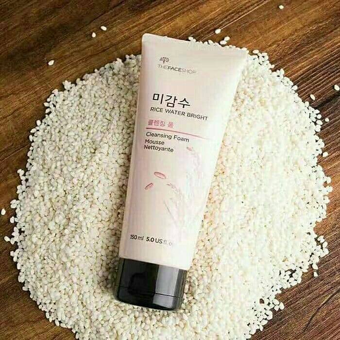 Sữa Rửa Mặt Sáng Da Gạo The Face Shop Rice Water Bright Facial Foaming Cleanser 150ml