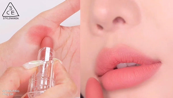 Son Thỏi Mịn Lỳ 3CE Soft / Blur Matte Lipstick (Vỏ Trong Suốt)