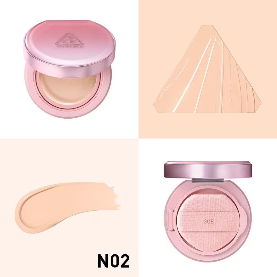 e592 - Phấn Nước Trang Điểm 3CE Stylenanda Fitting Mesh Cover Cushion 11g