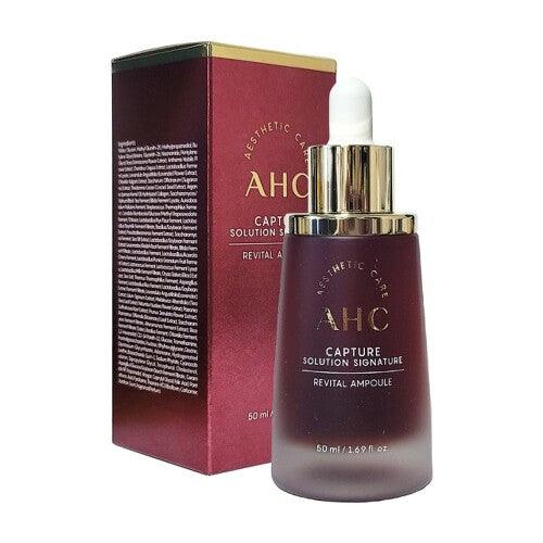 Tinh chất Serum AHC Capture Solution Signature Ampoule 50ml mẫu mới 2022 ( Xanh dương, xanh lá, đỏ )