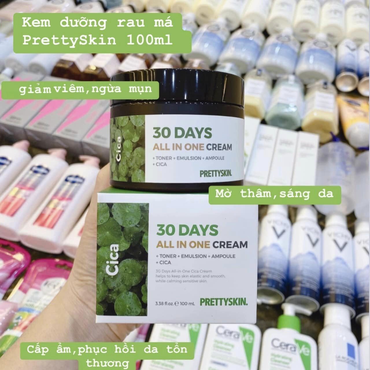 Kem Dưỡng Prettyskin 30 Days All In One Cream 100ml