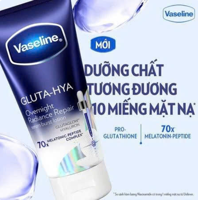 c759 - Sữa Dưỡng Thể Trắng Da Chống Nắng Vaseline Healthy Bright GLUTA-HYA 300ml